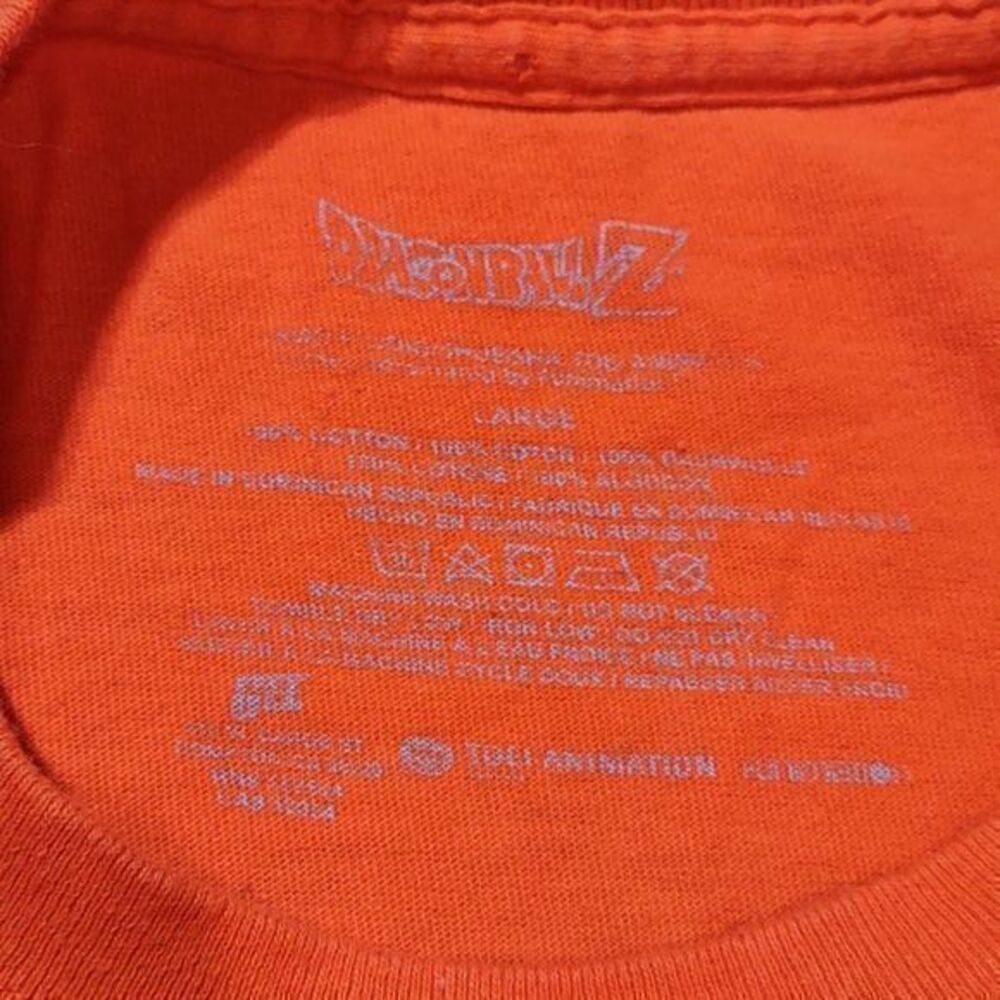 Dragon Ball‎ Z Frieza Saga T-Shirt Orange Sz L - Picture 8 of 10